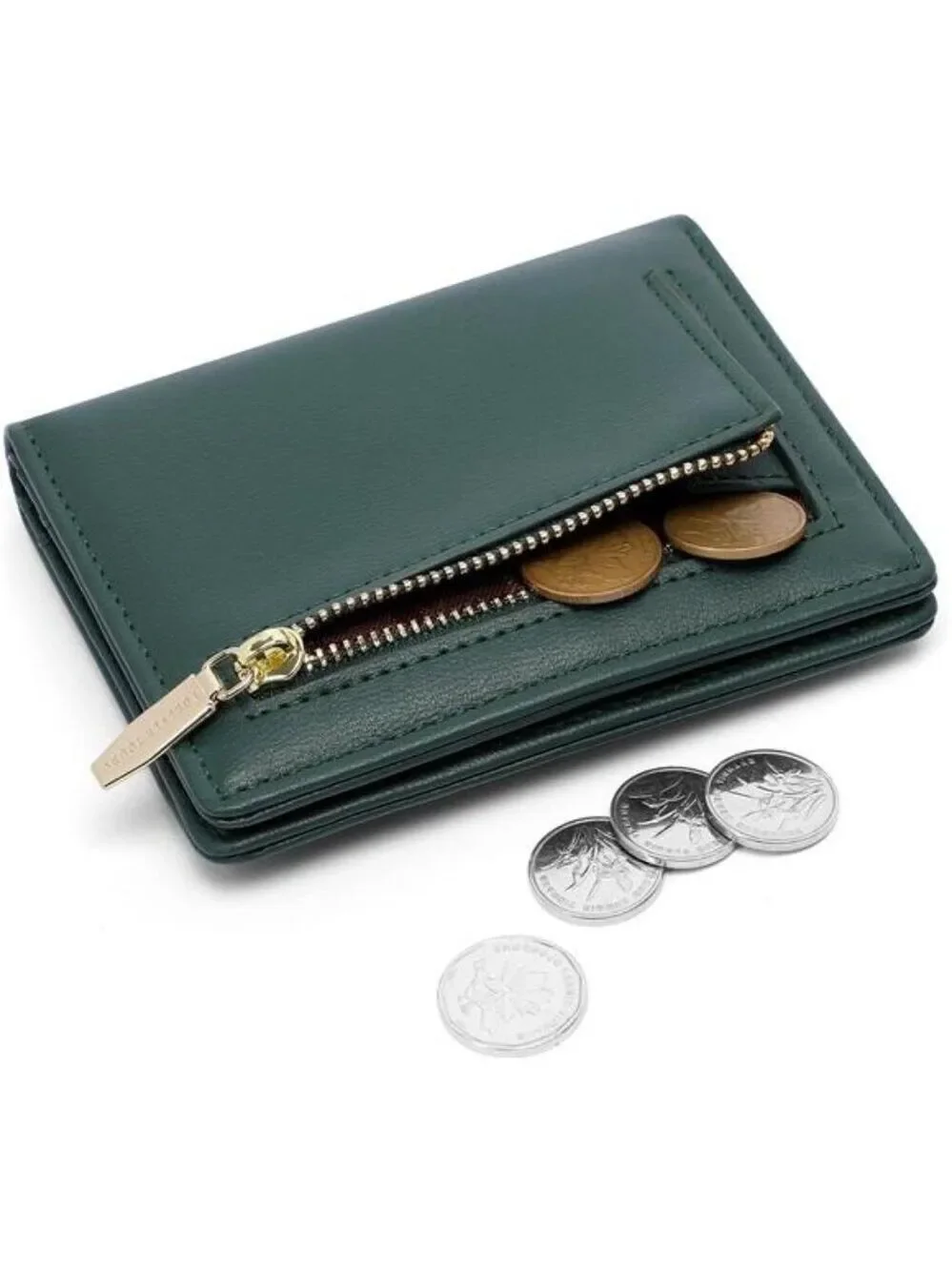 Women RFID Wallet Small Bifold Slim Card Holder Coin Purse Compact Mini